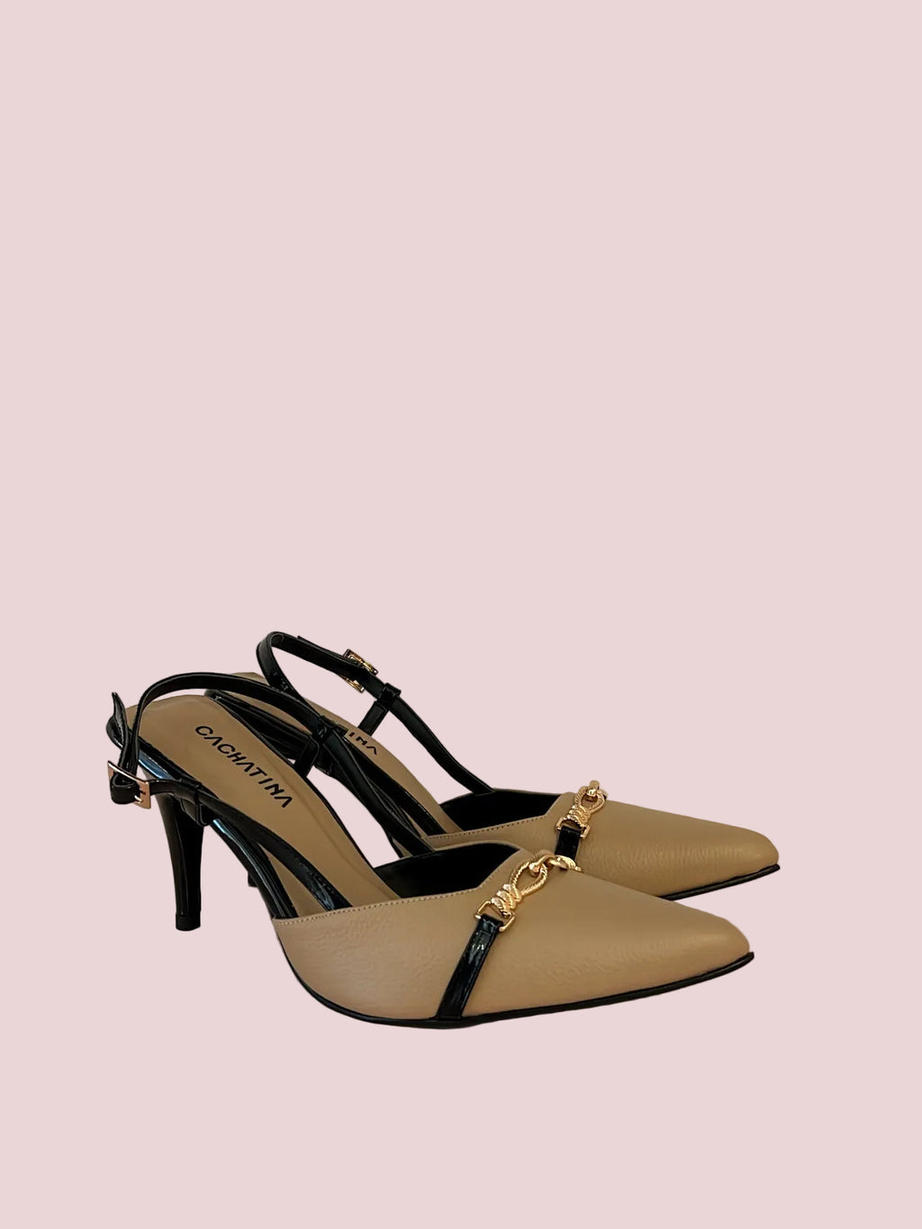 Stileto Liliane - Bambie Frappe x Charol Negro