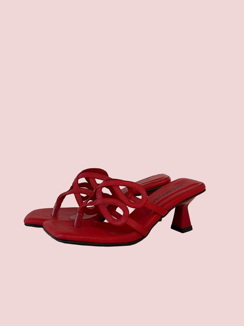 Tacón Carola Fioty Rojo