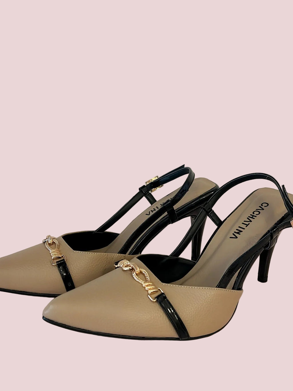Stileto Liliane - Bambie Frappe x Charol Negro