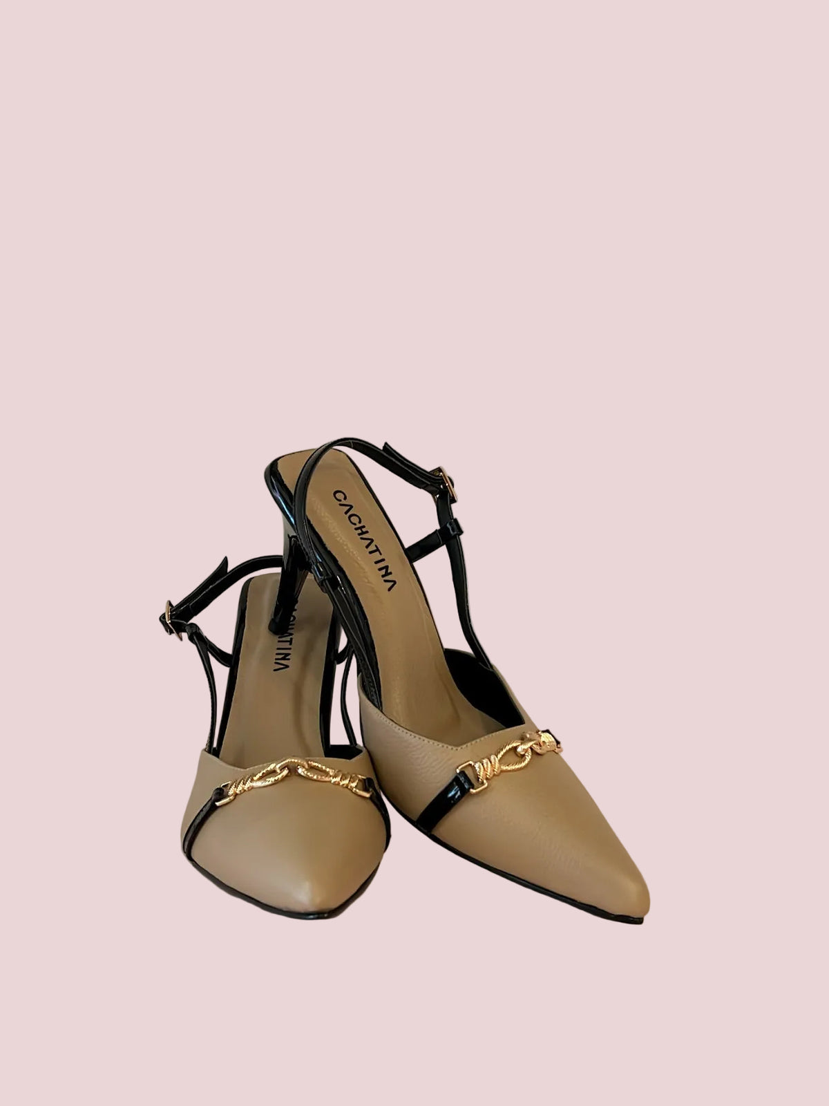 Stileto Liliane - Bambie Frappe x Charol Negro