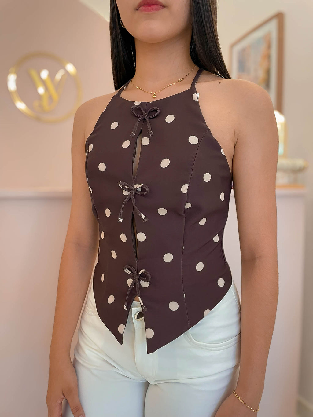 Top Polka Dots DF01B33