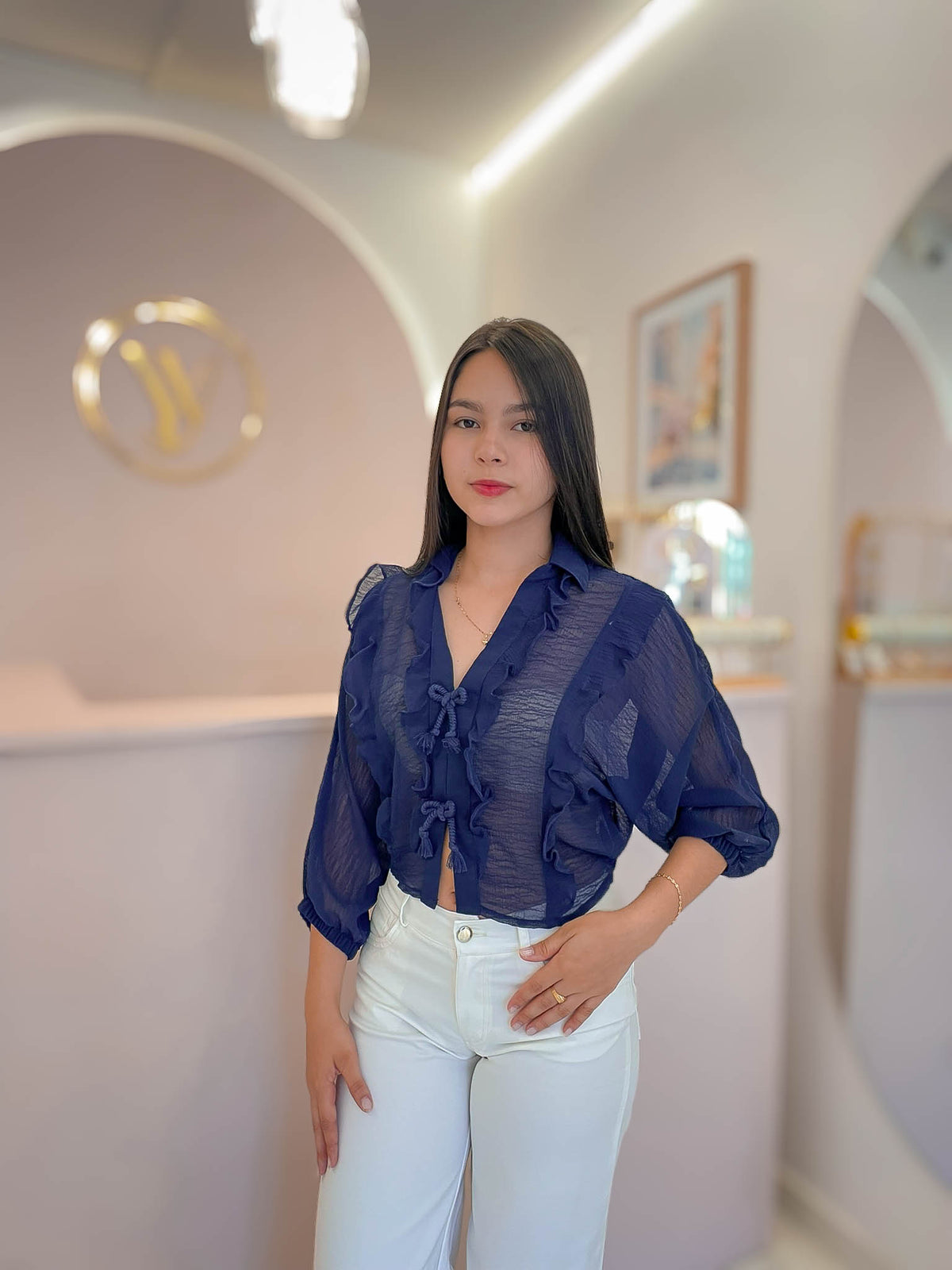 Blusa Transparencia DF02337