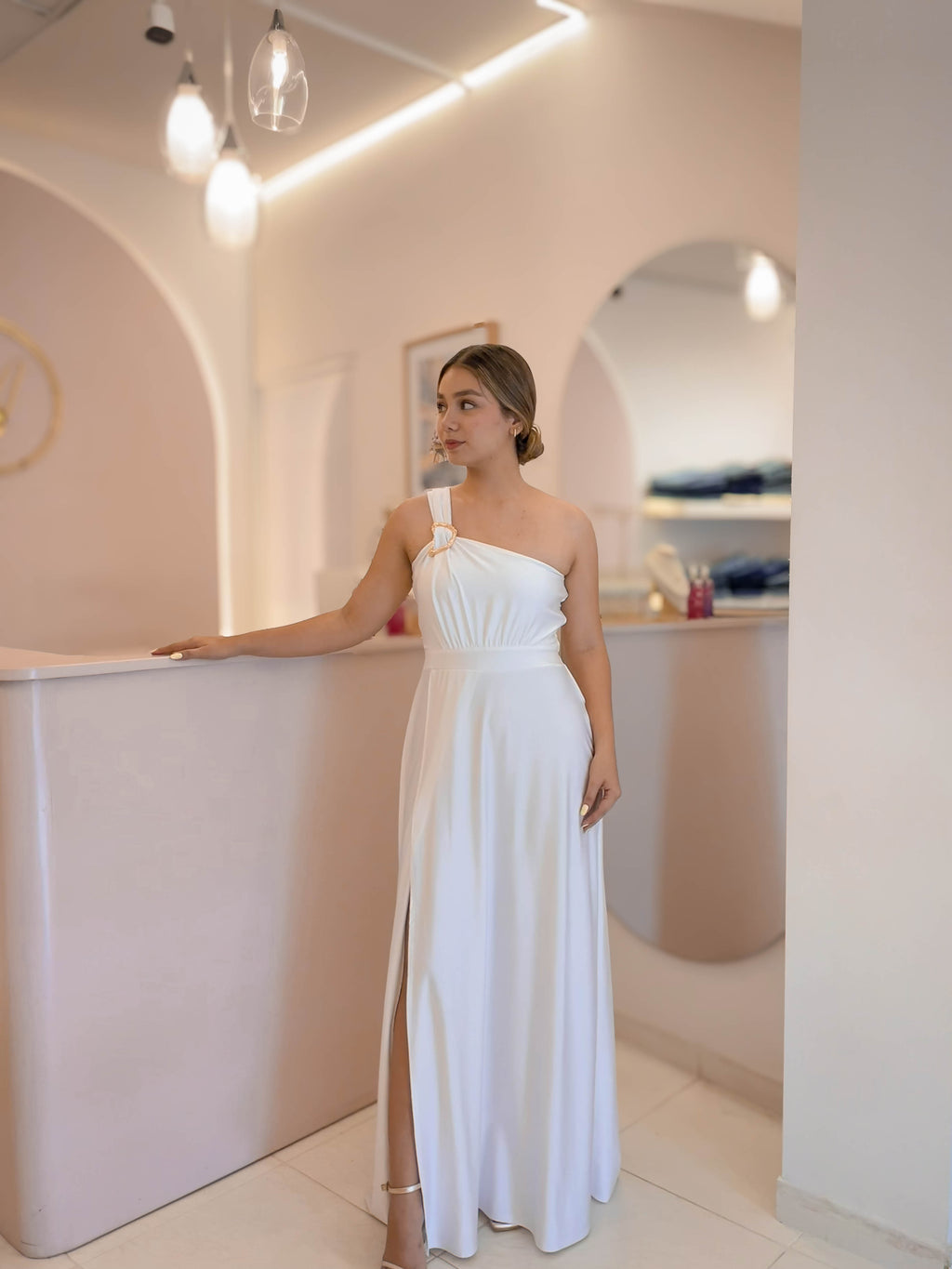 Vestido Largo Hebilla